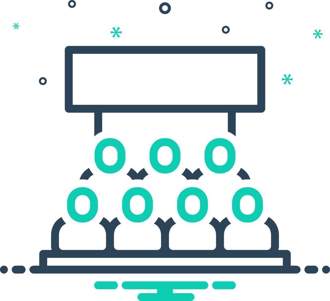 mix icon for dense vector