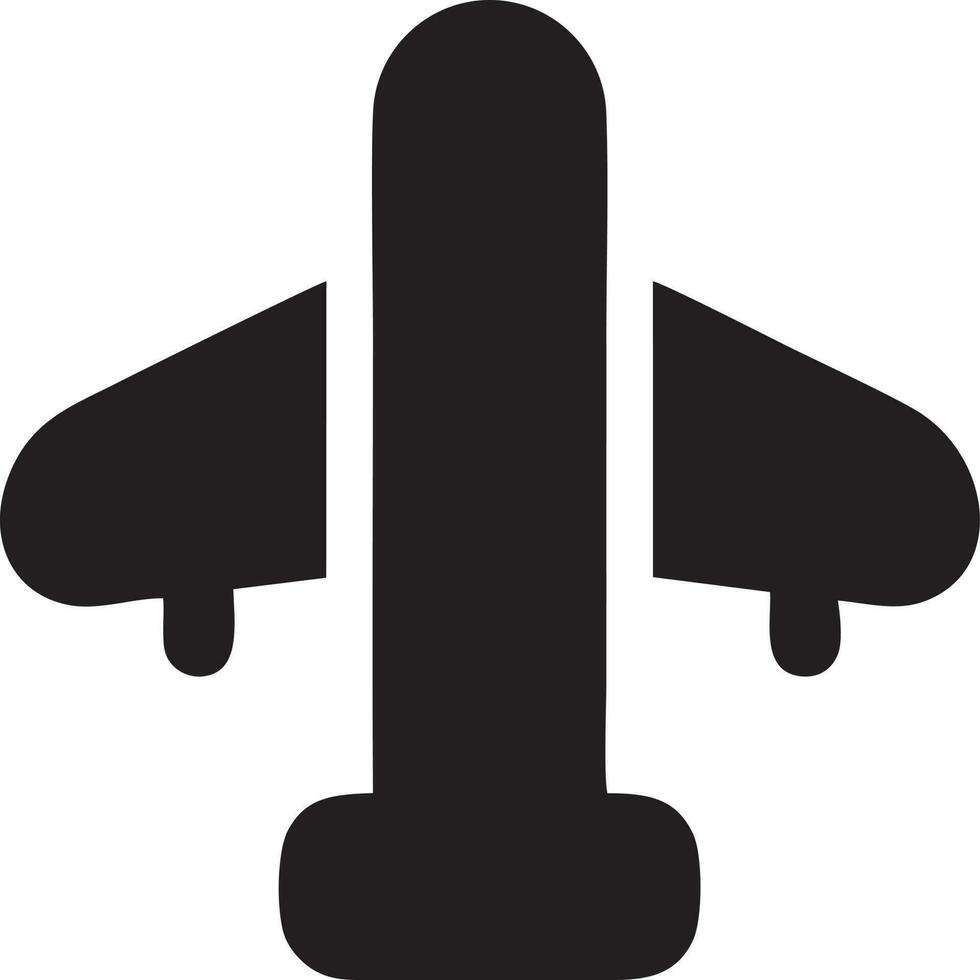 Plane icon symbol image vector, illustration of the flight aviation in black image. EPS 10 vector