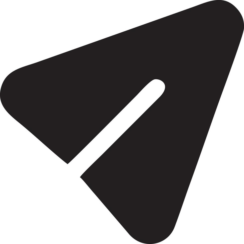 Paper plane icon symbol image vector, illustration of the flight aviation in black image. EPS 10 vector