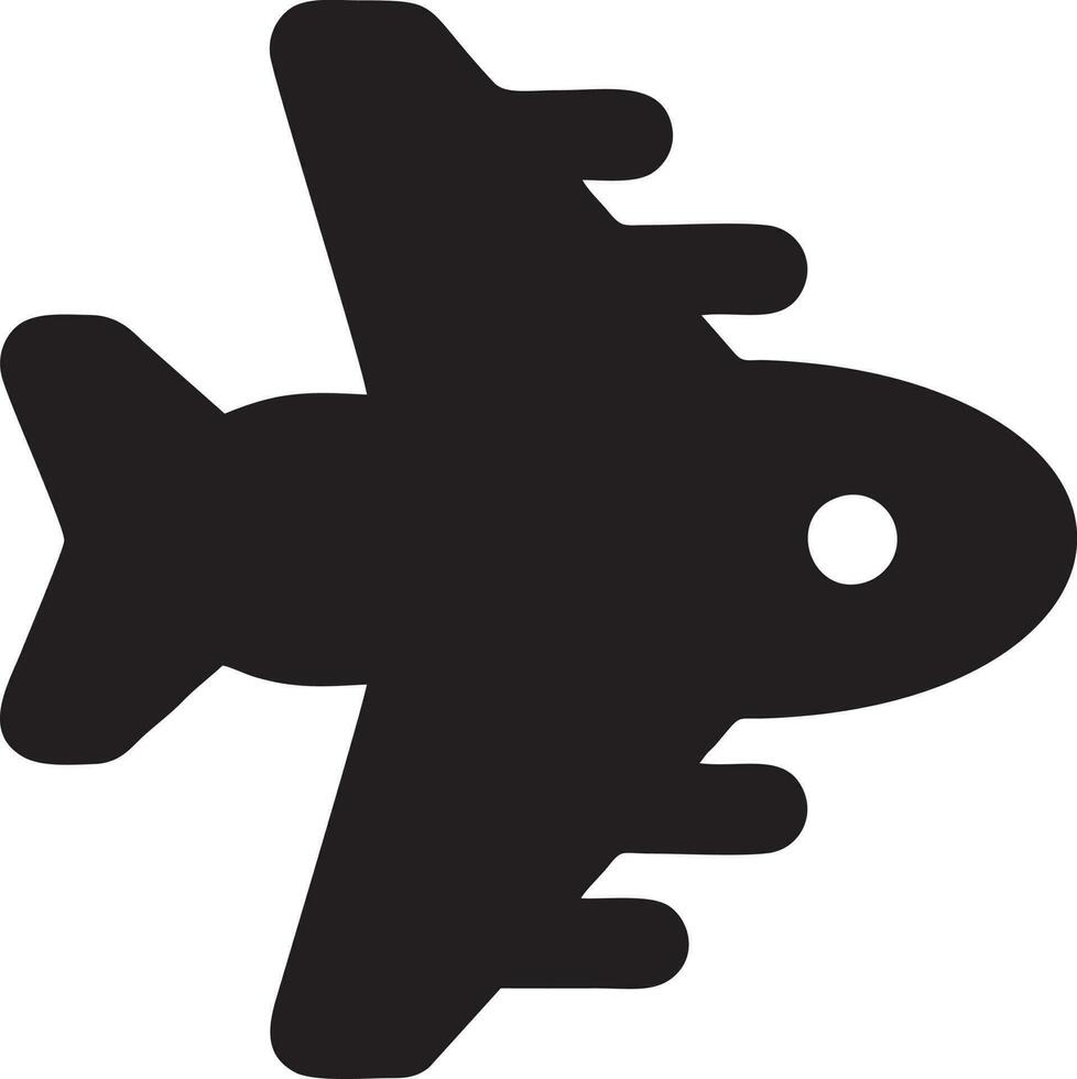 Plane icon symbol image vector, illustration of the flight aviation in black image. EPS 10 vector
