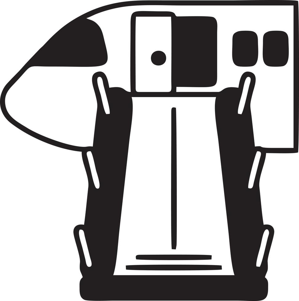 Plane icon symbol image vector, illustration of the flight aviation in black image. EPS 10 vector