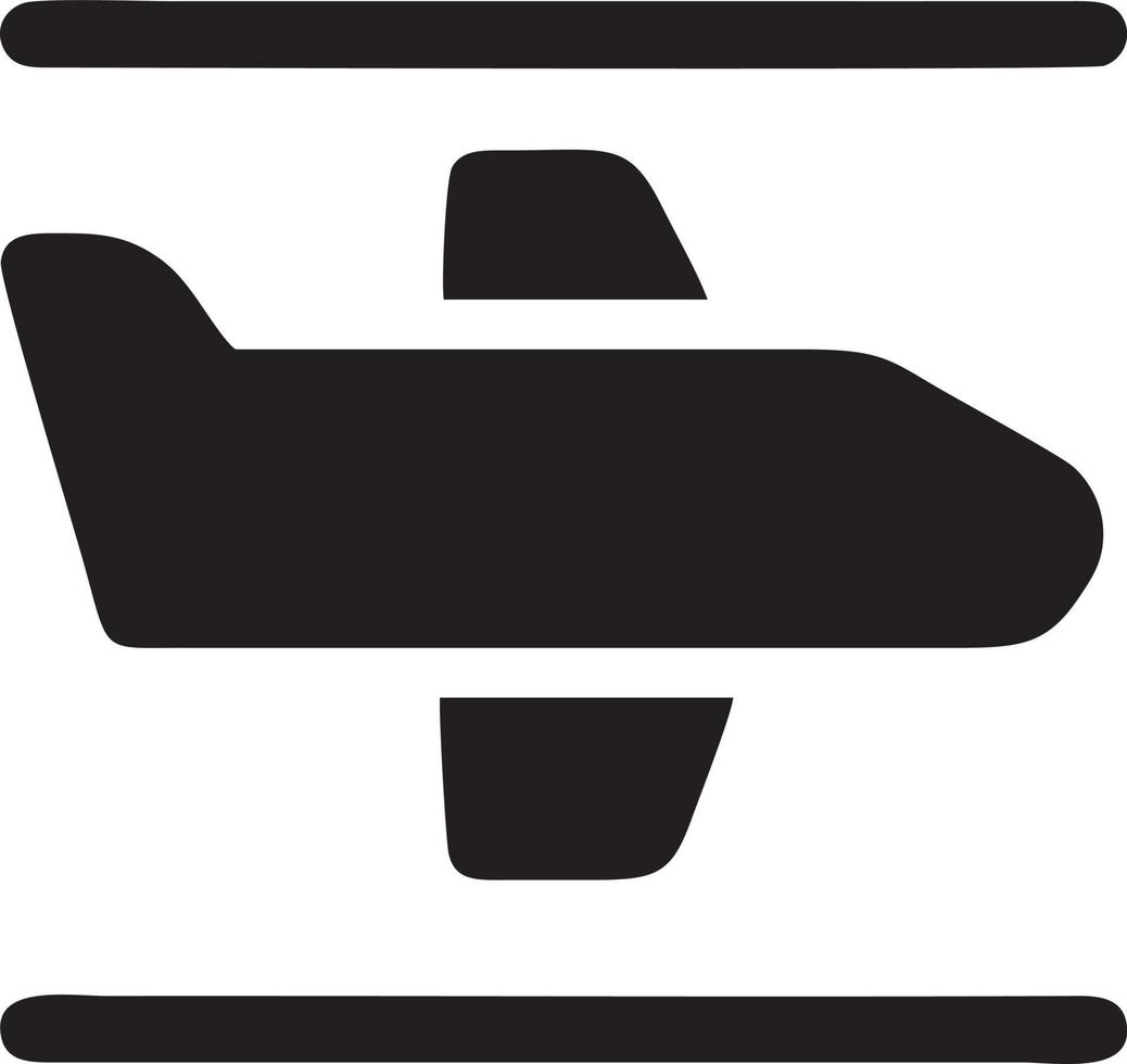Plane icon symbol image vector, illustration of the flight aviation in black image. EPS 10 vector