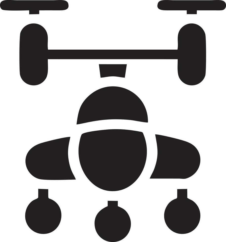 Plane icon symbol image vector, illustration of the flight aviation in black image. EPS 10 vector