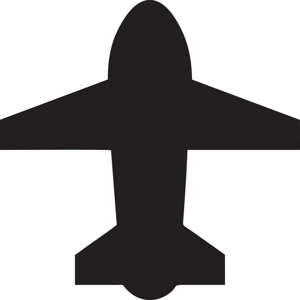 Plane icon symbol image vector, illustration of the flight aviation in black image. EPS 10 vector