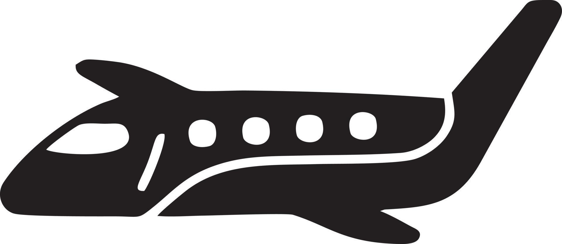 Plane icon symbol image vector, illustration of the flight aviation in black image. EPS 10 vector