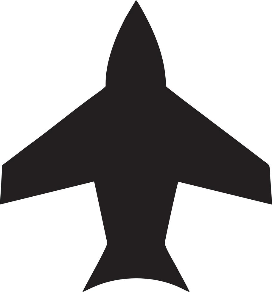 Plane icon symbol image vector, illustration of the flight aviation in black image. EPS 10 vector