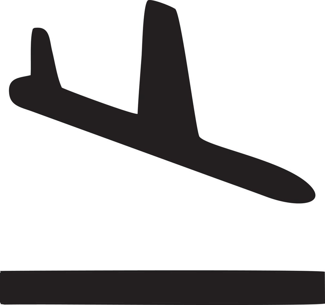 Plane icon symbol image vector, illustration of the flight aviation in black image. EPS 10 vector