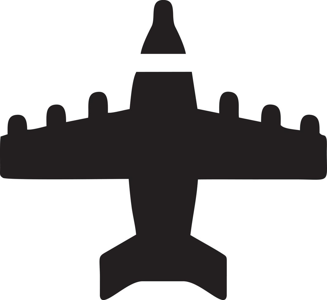 Plane icon symbol image vector, illustration of the flight aviation in black image. EPS 10 vector