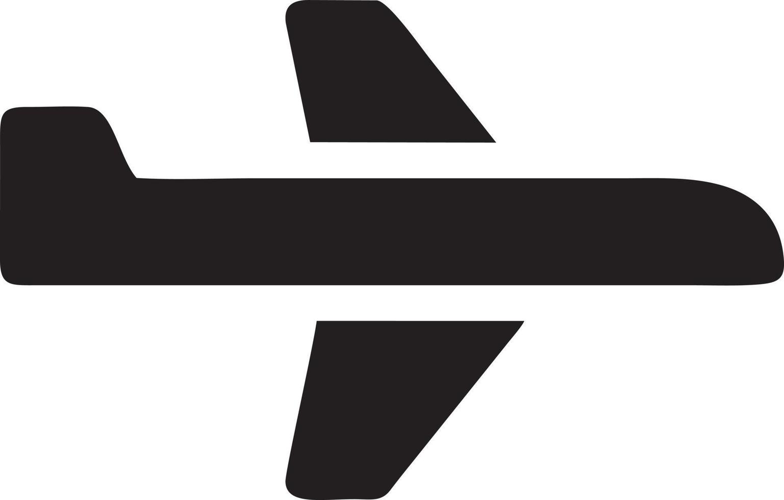 Plane icon symbol image vector, illustration of the flight aviation in black image. EPS 10 vector