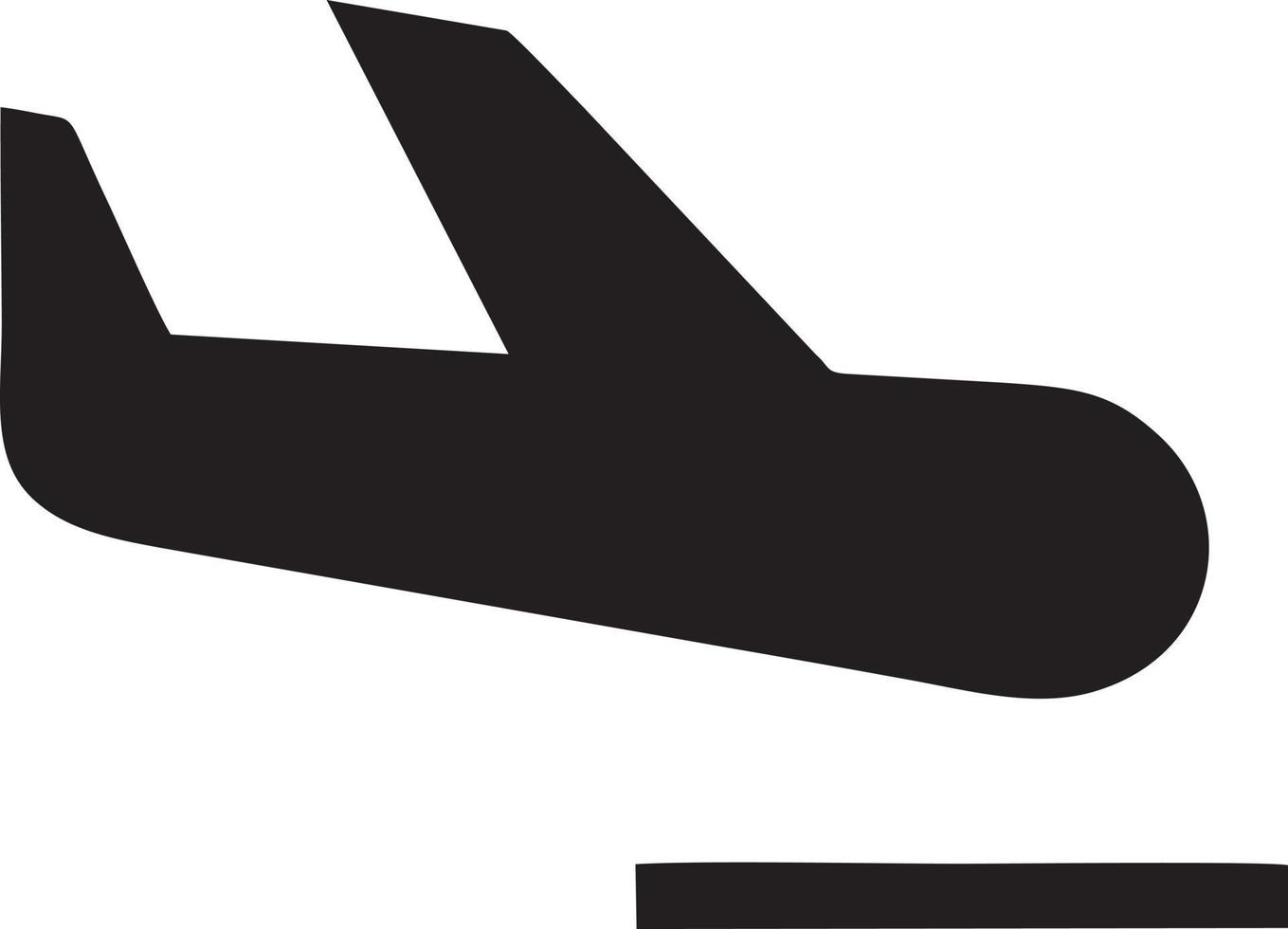 Plane icon symbol image vector, illustration of the flight aviation in black image. EPS 10 vector