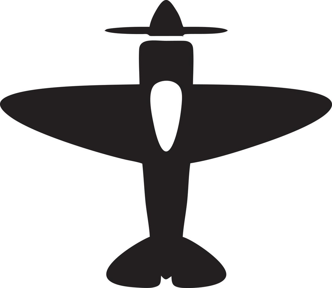 Plane icon symbol image vector, illustration of the flight aviation in black image. EPS 10 vector