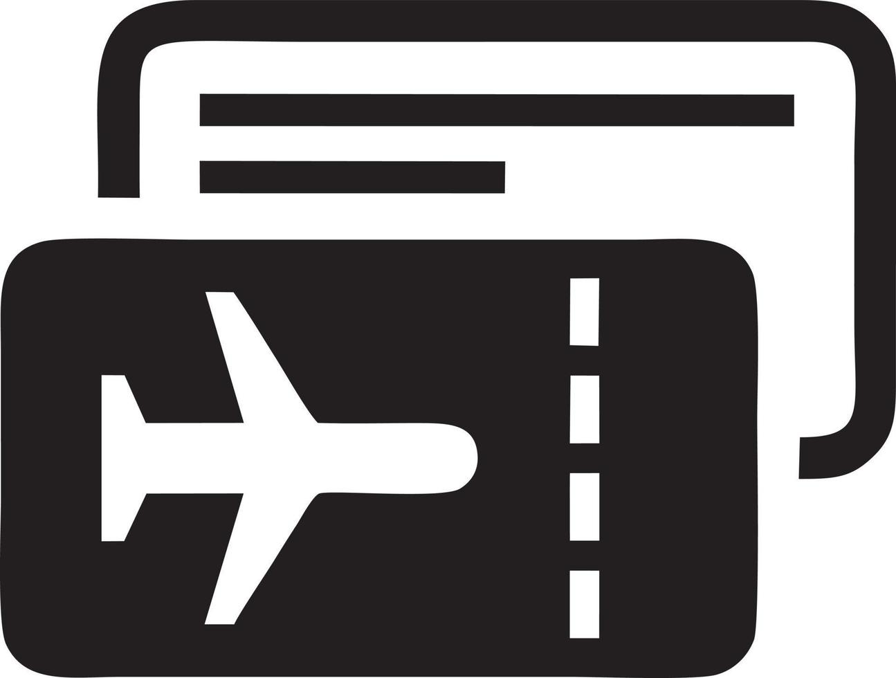 Plane icon symbol image vector, illustration of the flight aviation in black image. EPS 10 vector