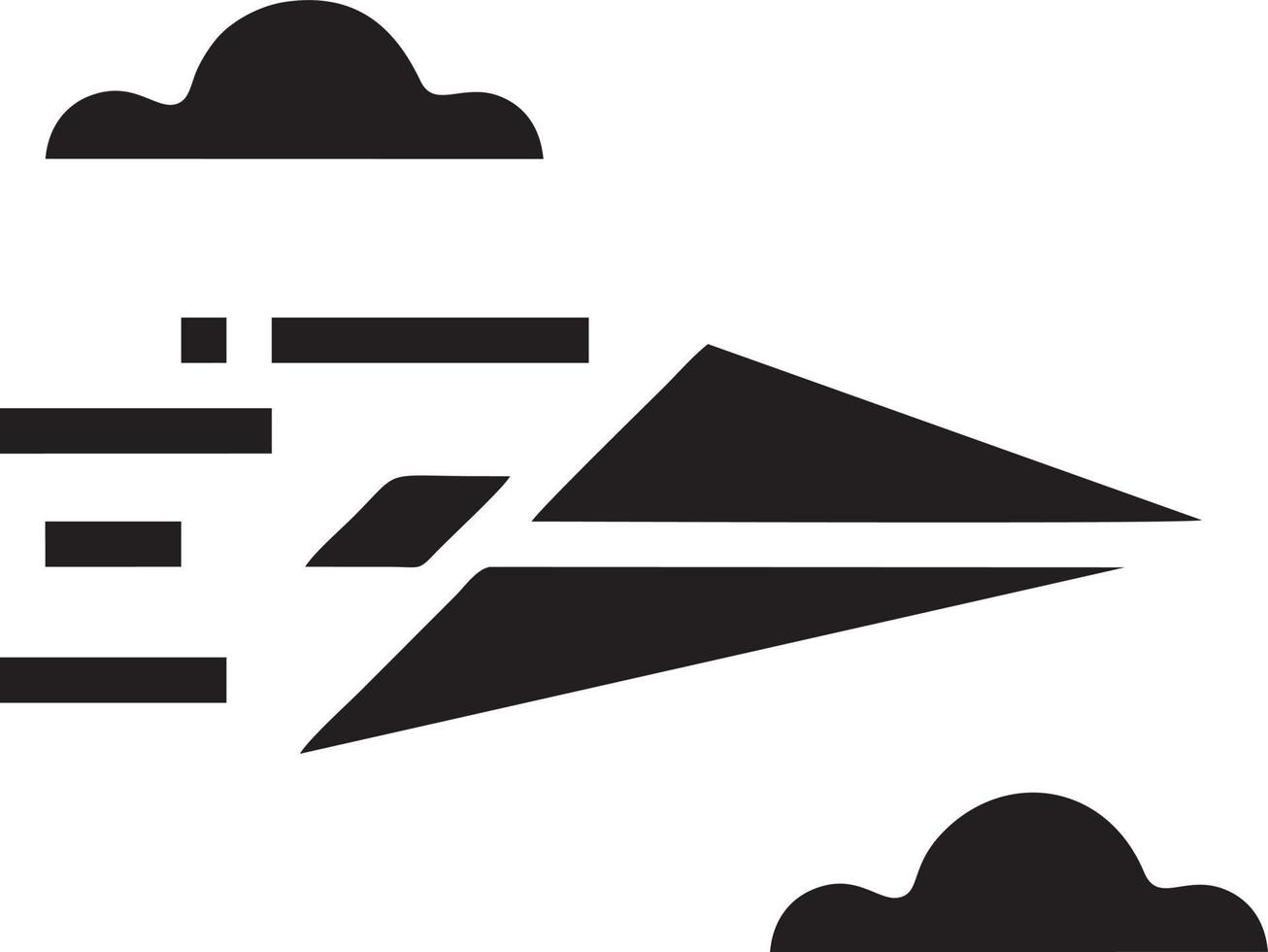 Plane icon symbol image vector, illustration of the flight aviation in black image. EPS 10 vector