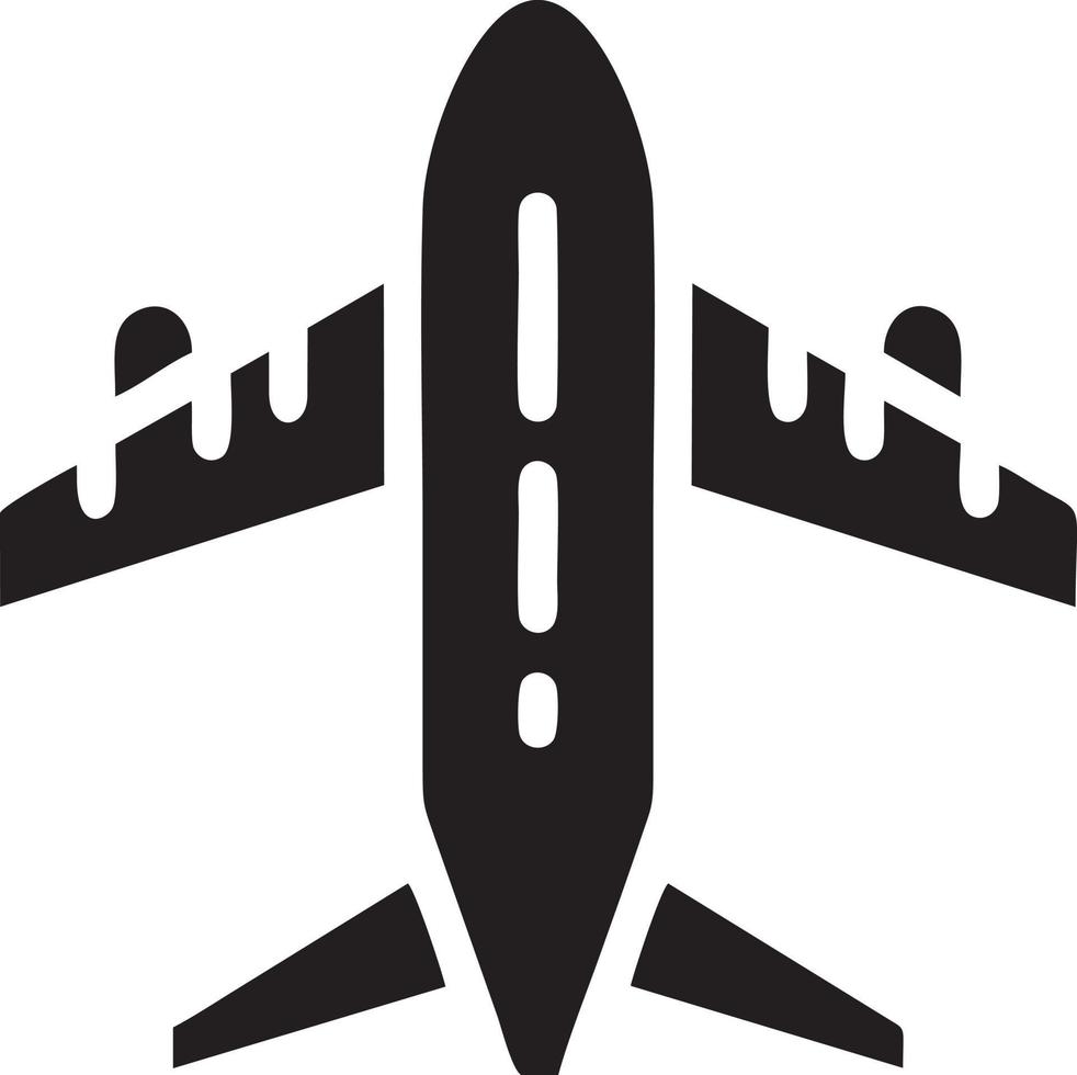 Plane icon symbol image vector, illustration of the flight aviation in black image. EPS 10 vector