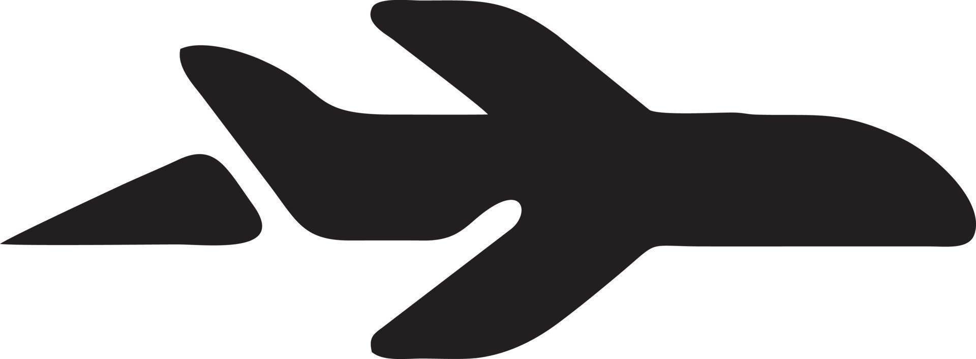 Plane icon symbol image vector, illustration of the flight aviation in black image. EPS 10 vector