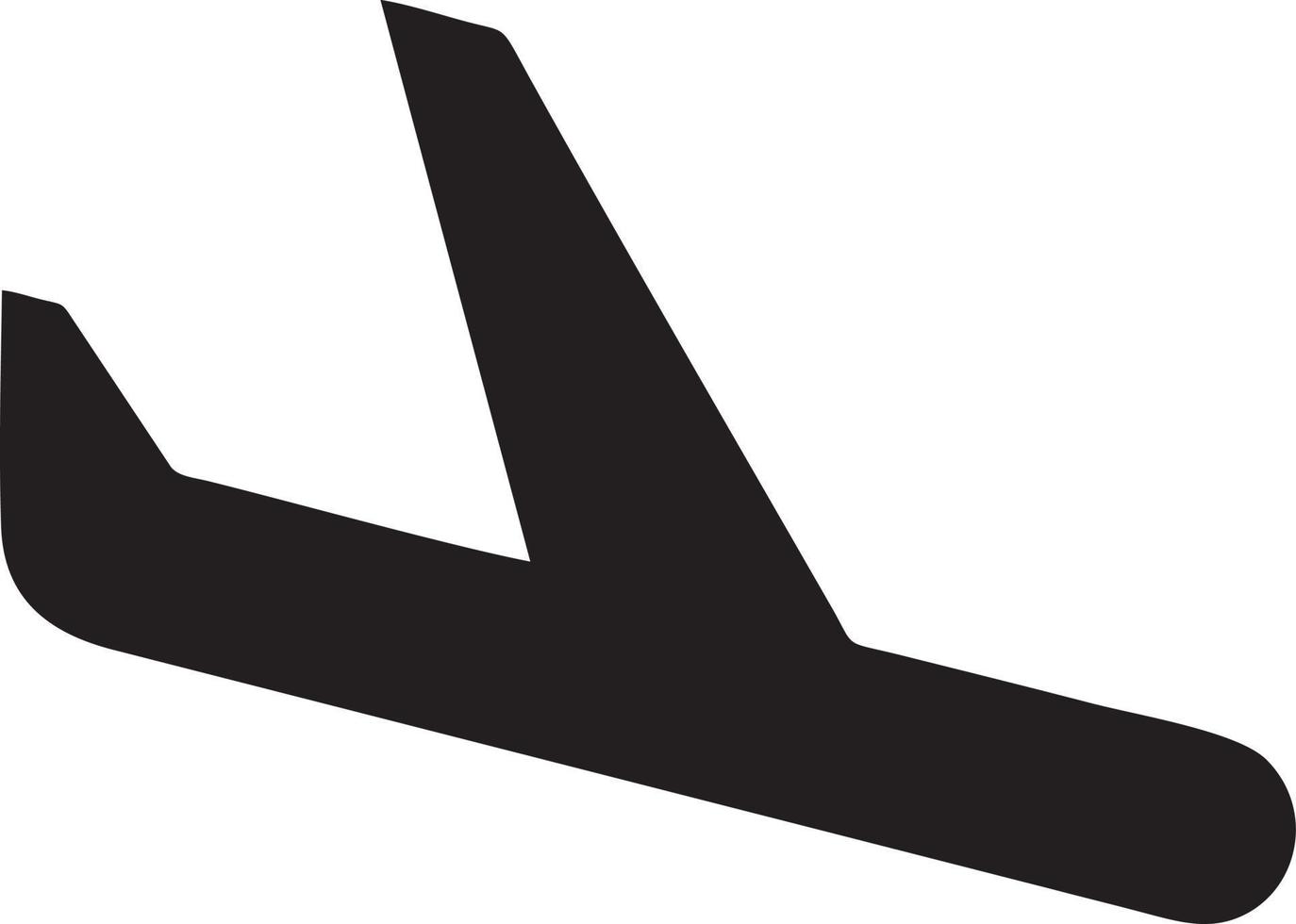 Plane icon symbol image vector, illustration of the flight aviation in black image. EPS 10 vector