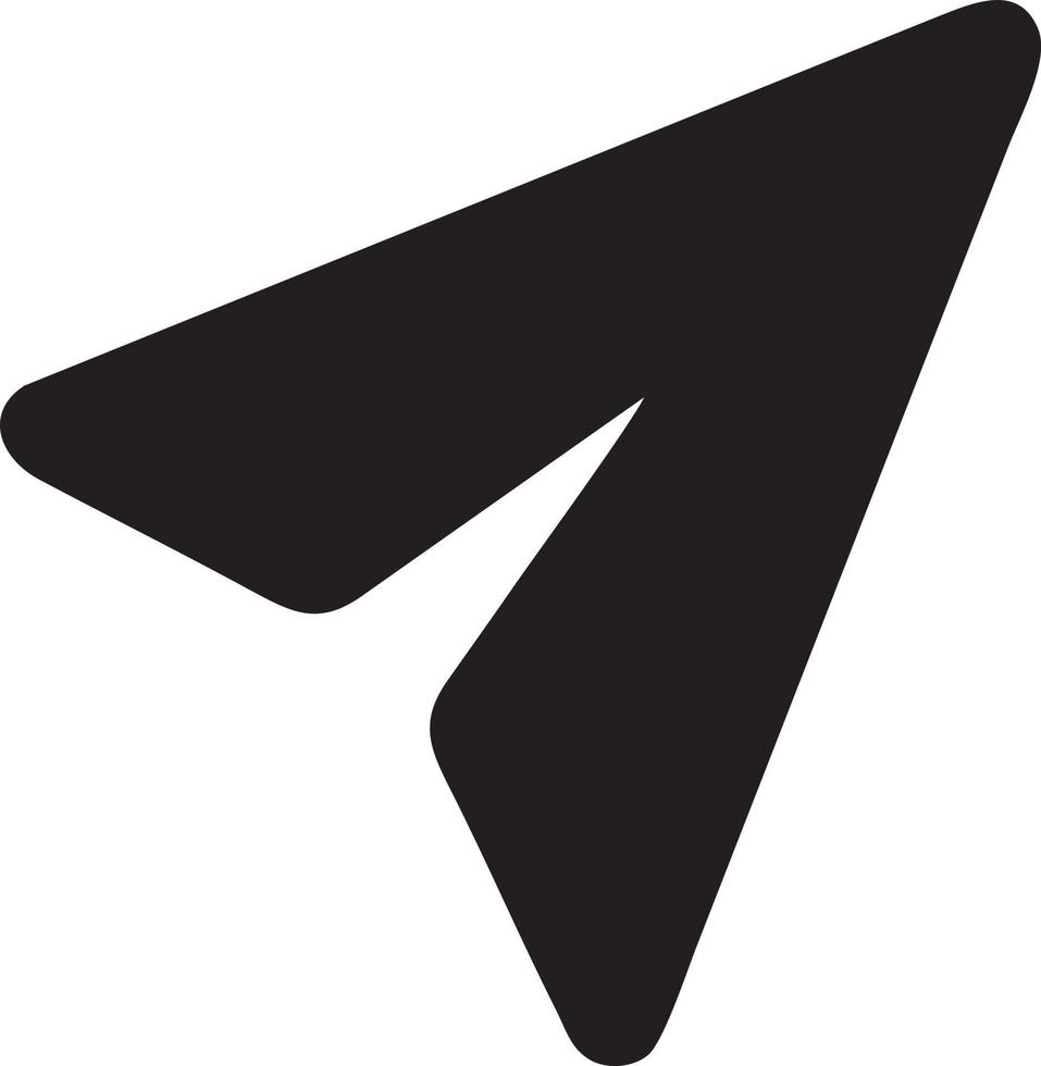 Paper plane icon symbol image vector, illustration of the flight aviation in black image. EPS 10 vector