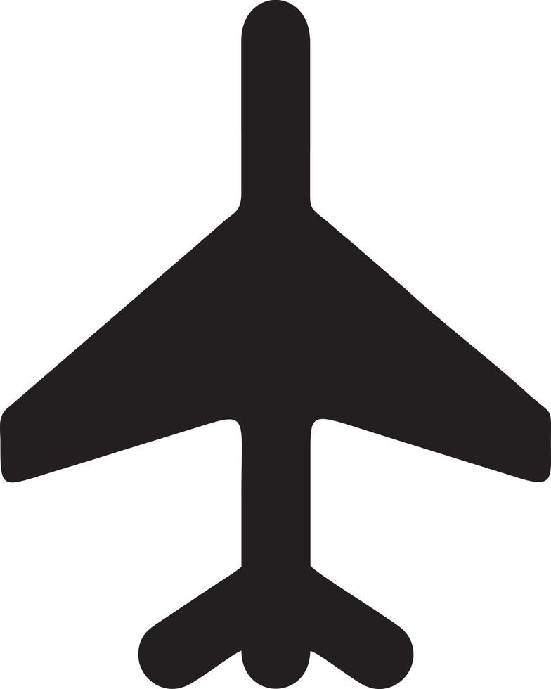 avión icono símbolo imagen vector, ilustración de el vuelo aviación en negro imagen. eps 10 vector