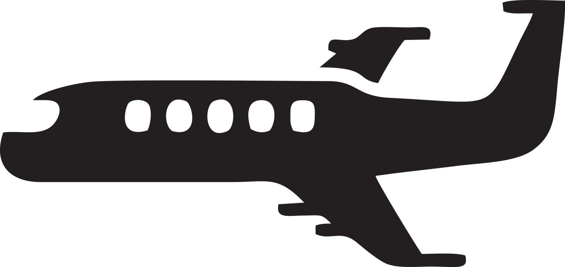 Plane icon symbol image vector, illustration of the flight aviation in black image. EPS 10 vector