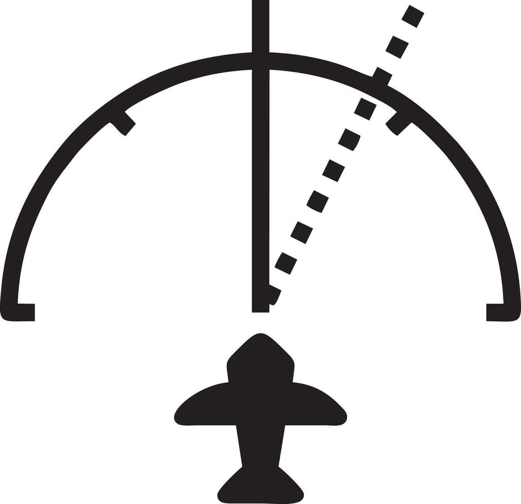 Plane icon symbol image vector, illustration of the flight aviation in black image. EPS 10 vector