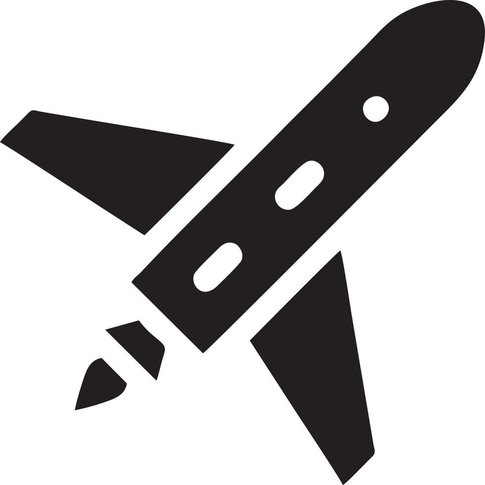 Plane icon symbol image vector, illustration of the flight aviation in black image. EPS 10 vector