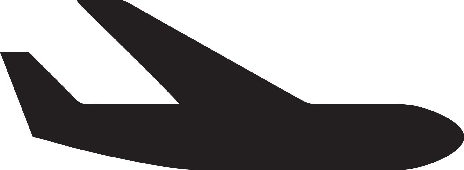 Plane icon symbol image vector, illustration of the flight aviation in black image. EPS 10 vector