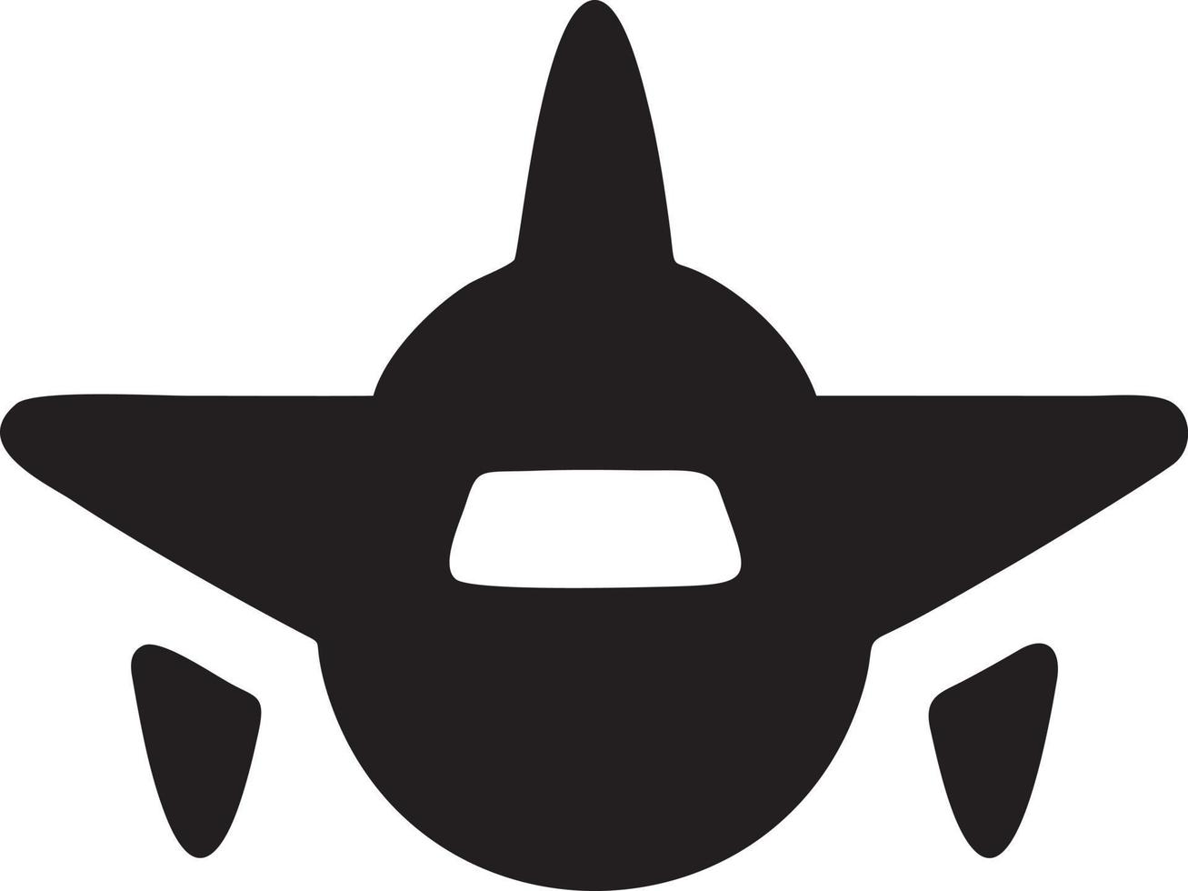 Plane icon symbol image vector, illustration of the flight aviation in black image. EPS 10 vector