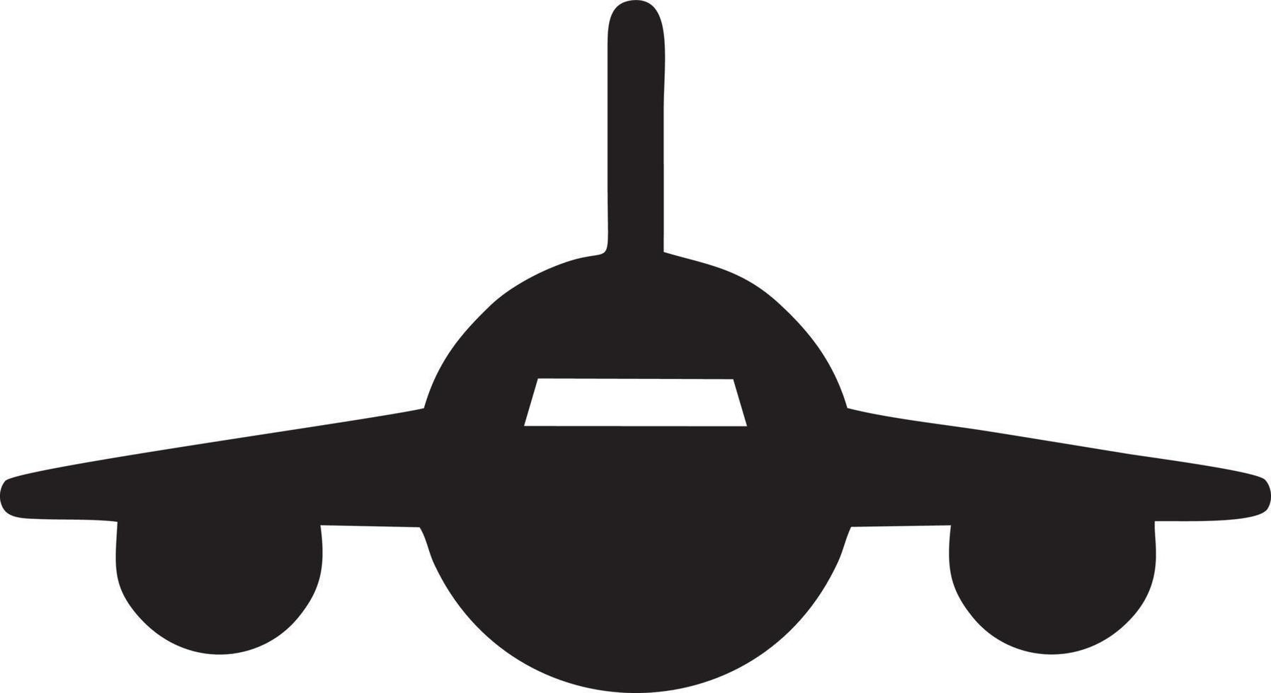 Plane icon symbol image vector, illustration of the flight aviation in black image. EPS 10 vector