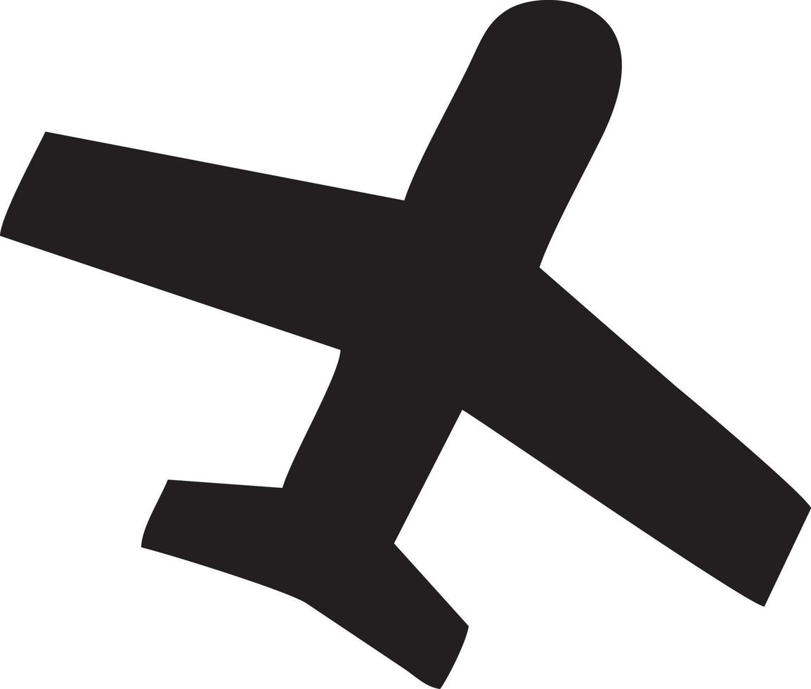 Plane icon symbol image vector, illustration of the flight aviation in black image. EPS 10 vector