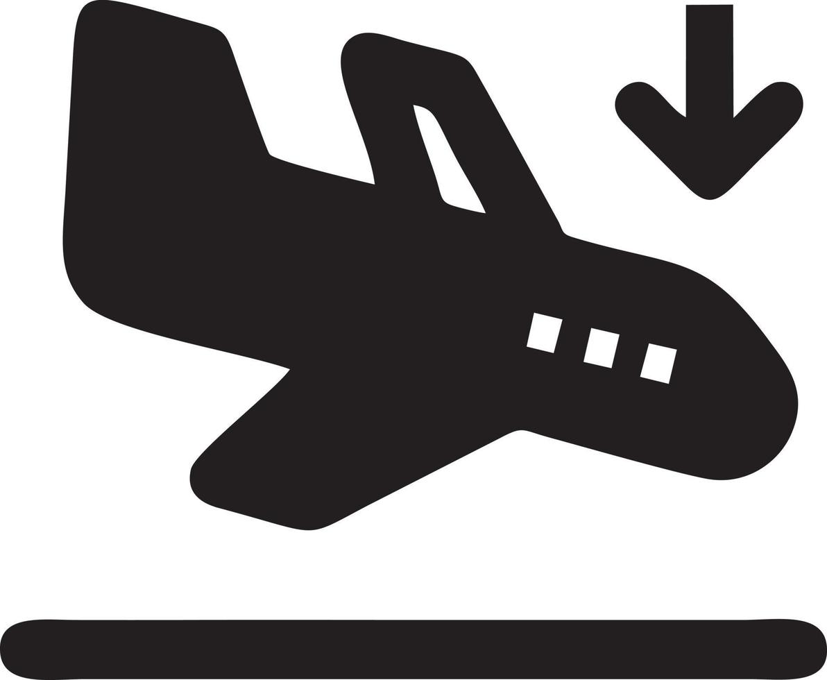 avión icono símbolo imagen vector, ilustración de el vuelo aviación en negro imagen. eps 10 vector