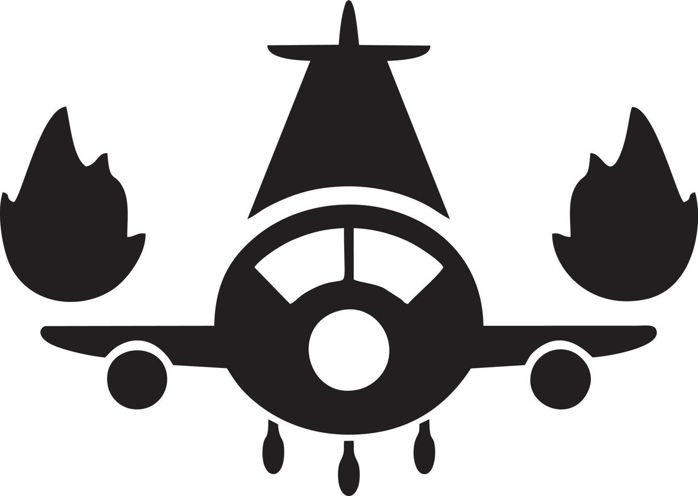 Plane icon symbol image vector, illustration of the flight aviation in black image. EPS 10 vector