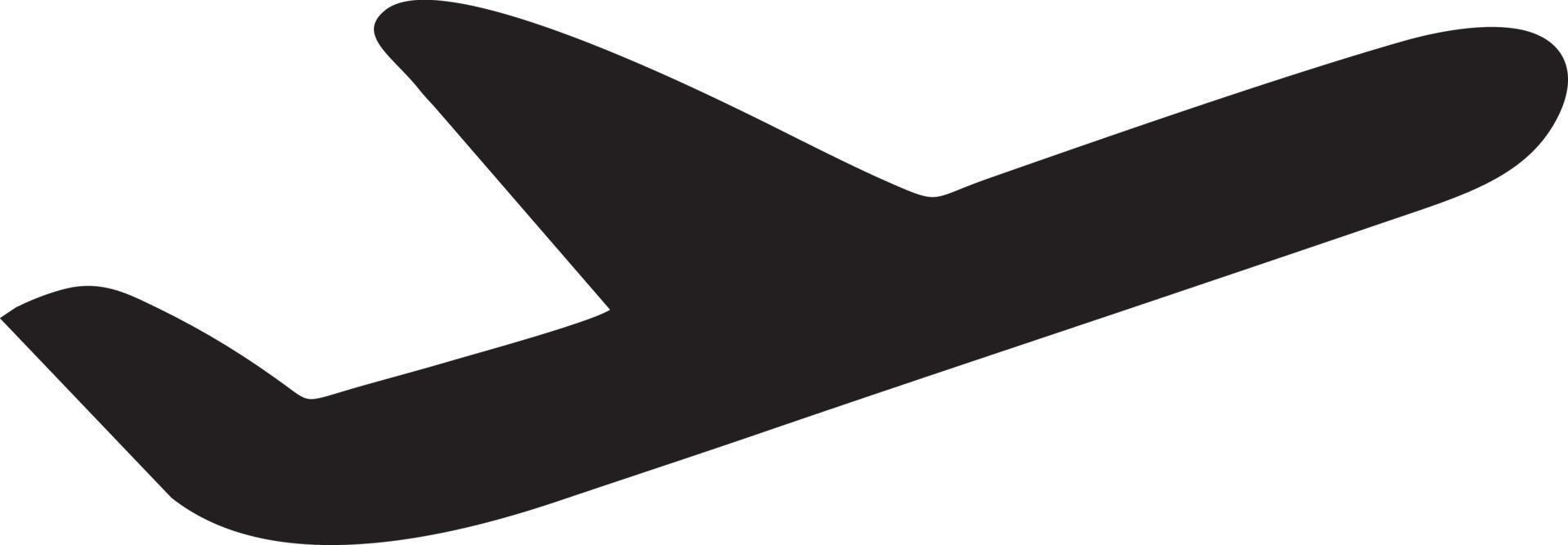 Plane icon symbol image vector, illustration of the flight aviation in black image. EPS 10 vector