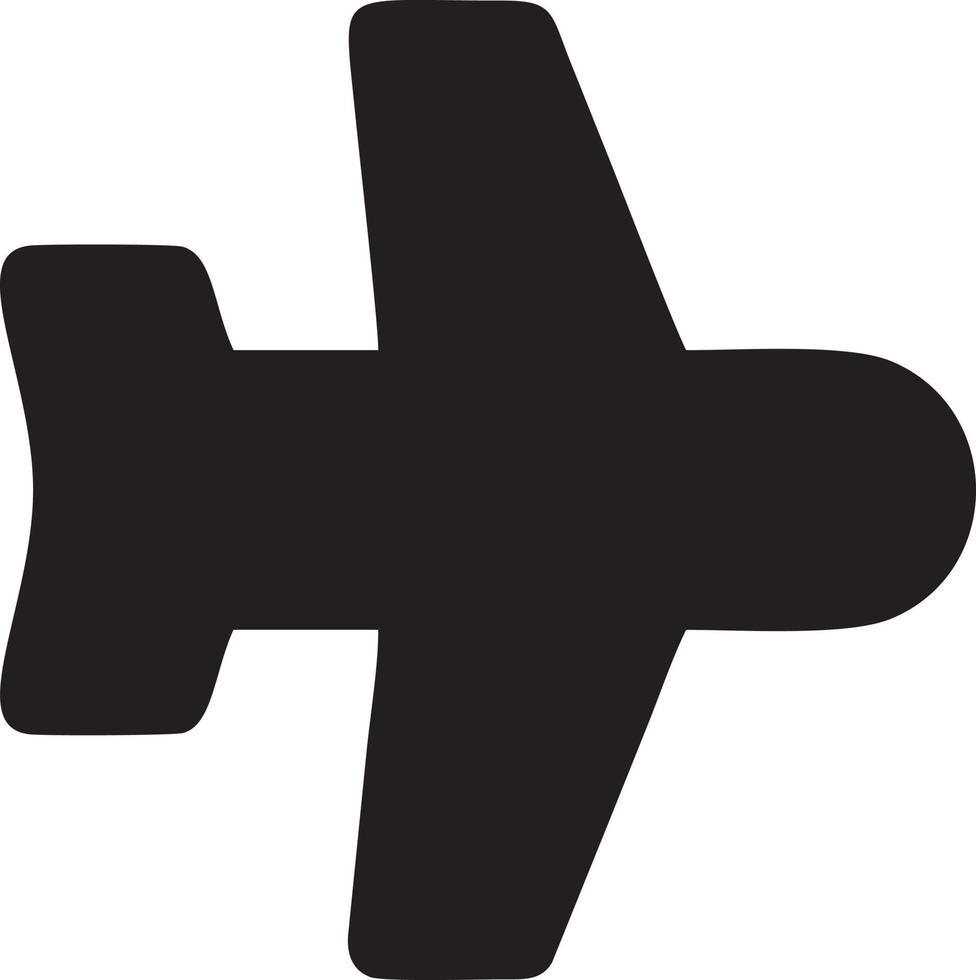 Plane icon symbol image vector, illustration of the flight aviation in black image. EPS 10 vector