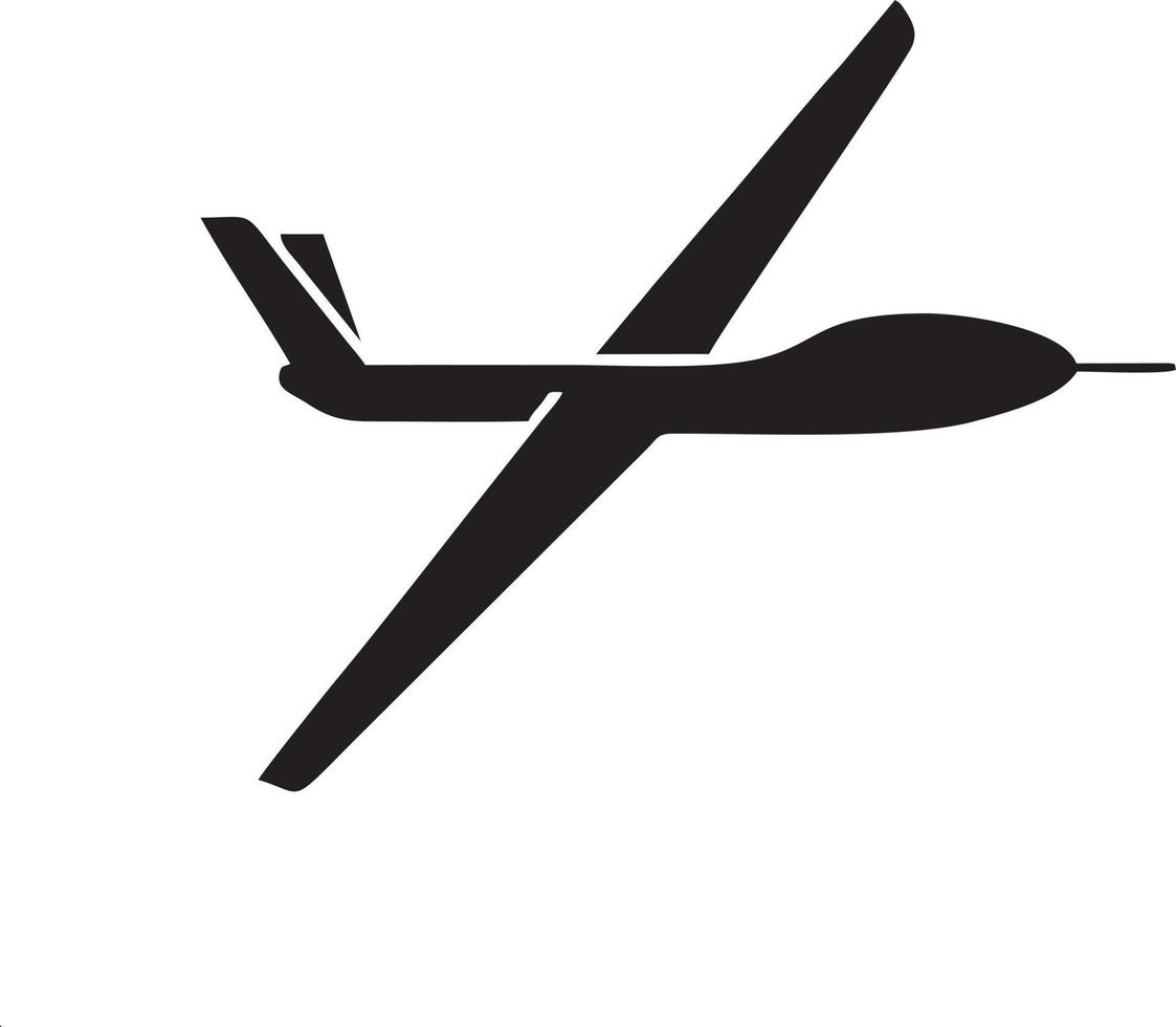 Plane icon symbol image vector, illustration of the flight aviation in black image. EPS 10 vector
