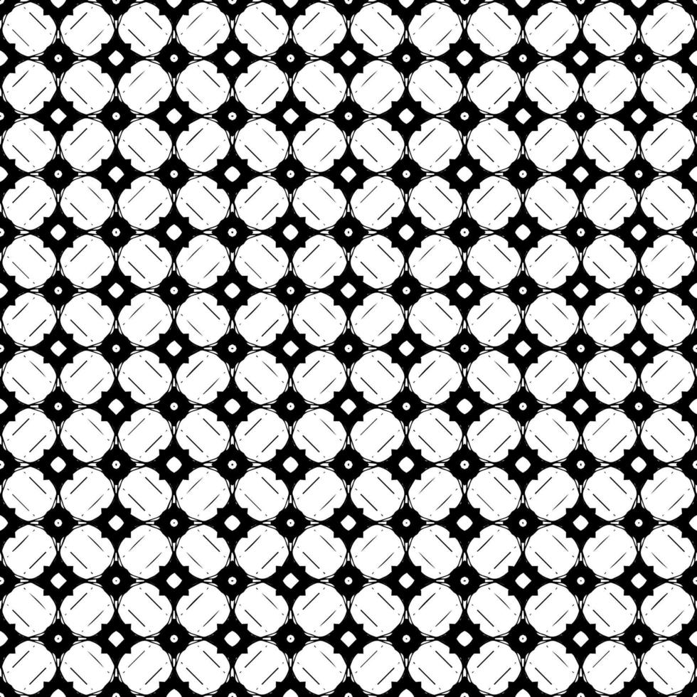 Black and white seamless pattern texture. Greyscale ornamental graphic design. vector