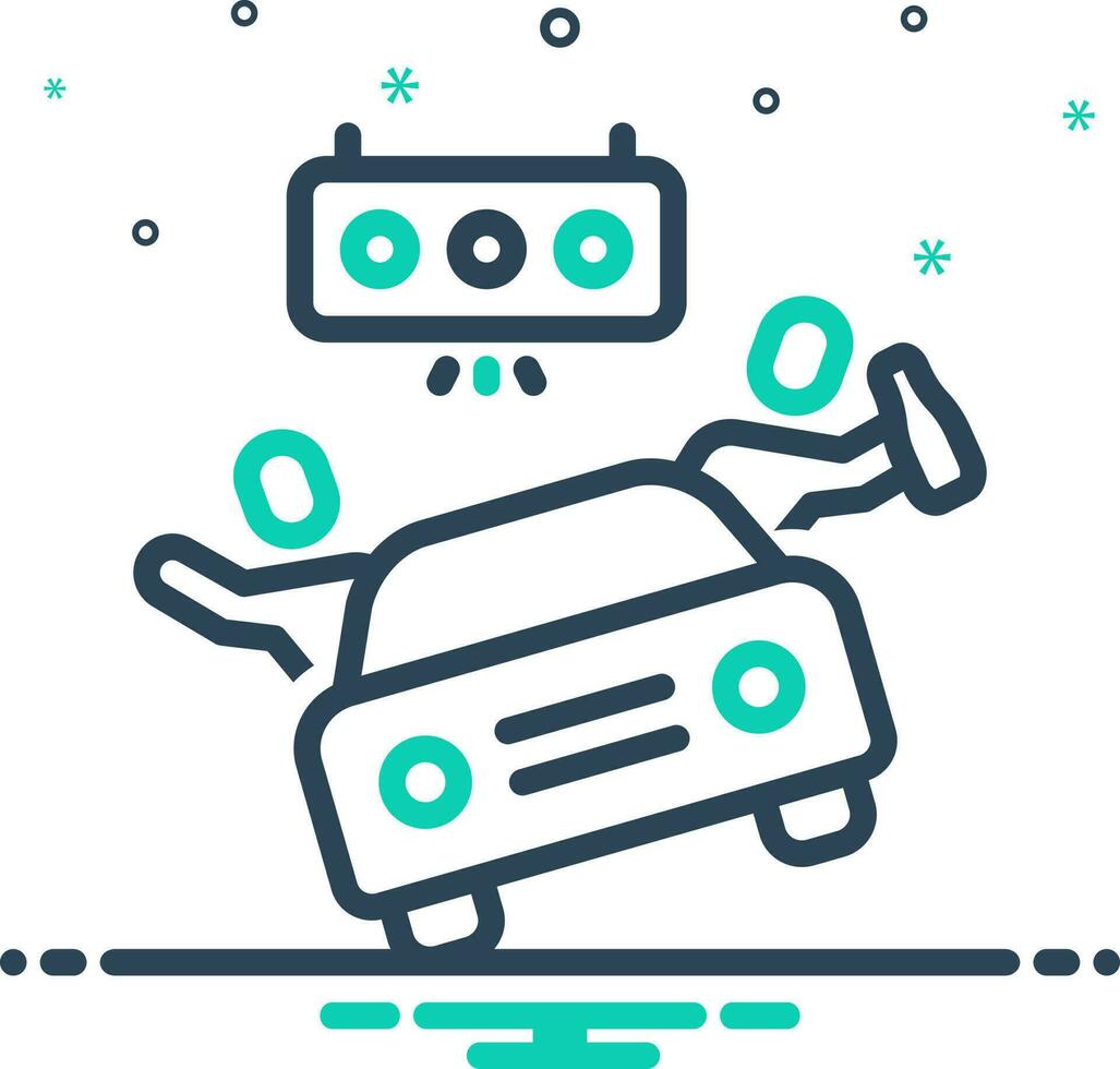 mix icon for dui vector