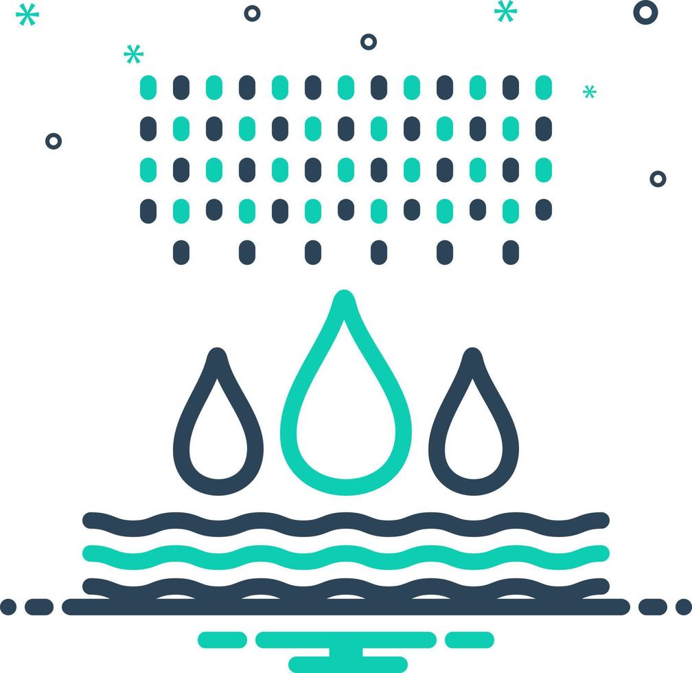 mix icon for waters vector