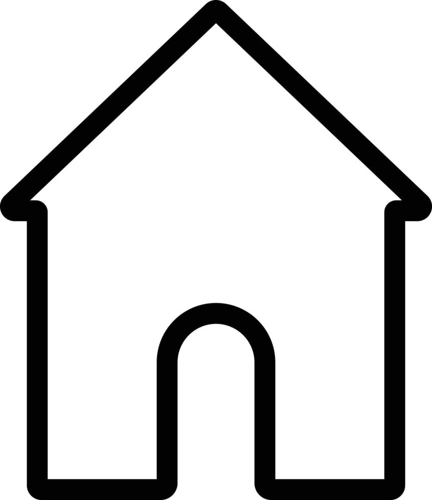 home icon on white background . house icon vector illustration