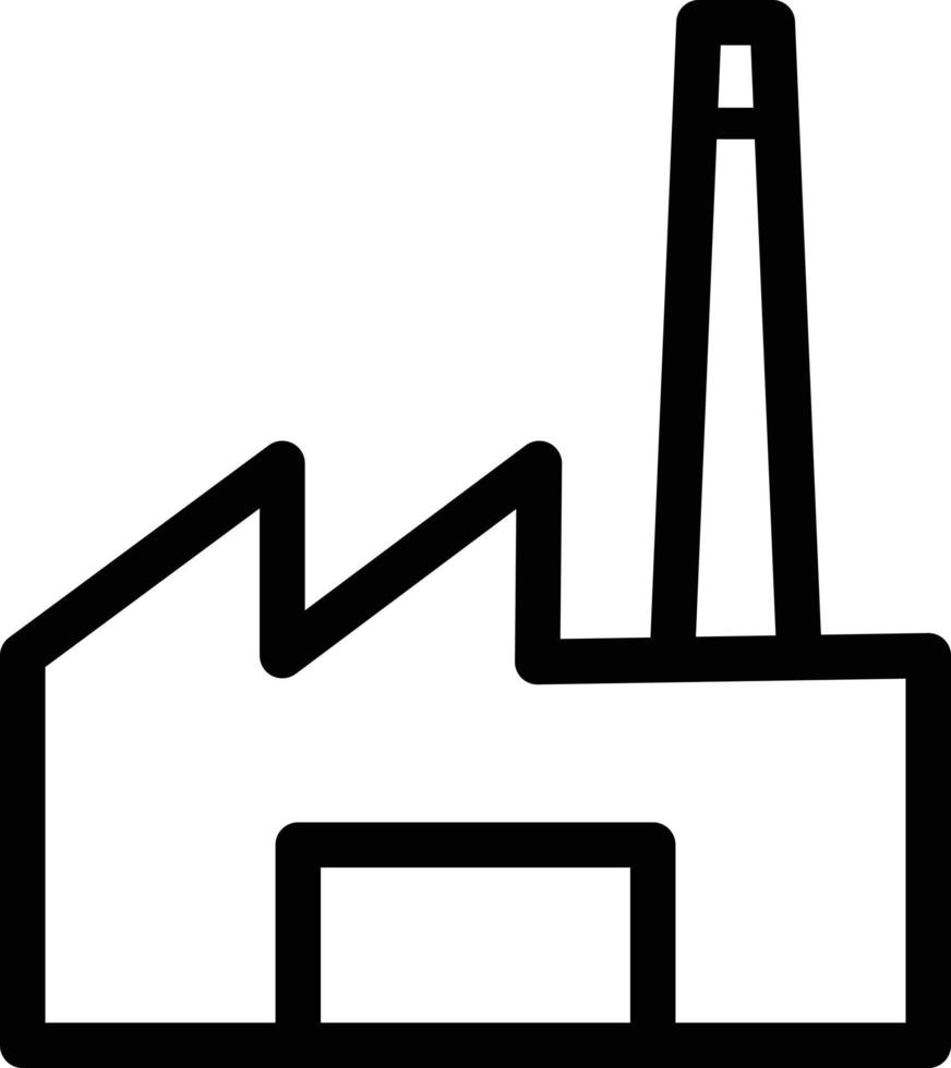 factory icon vector . industry icon . manufacturing symbol. vector illustration