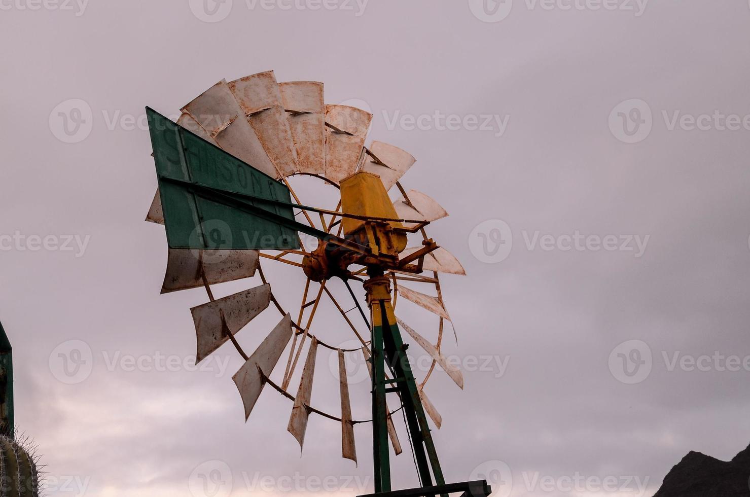 Detail of a windmill photo