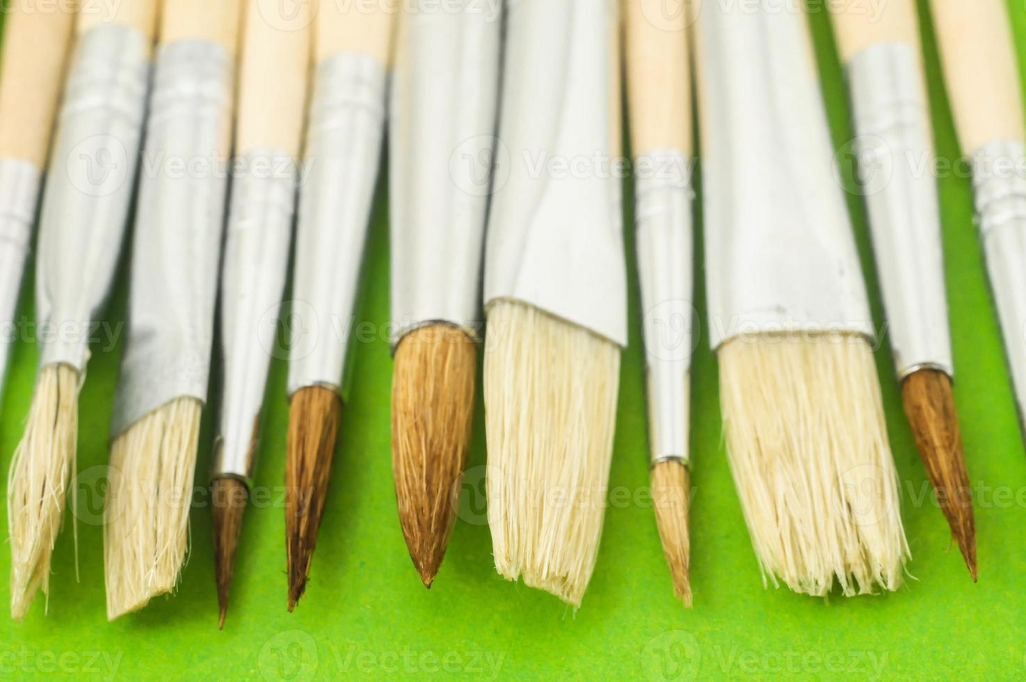 Different types of brushes photo