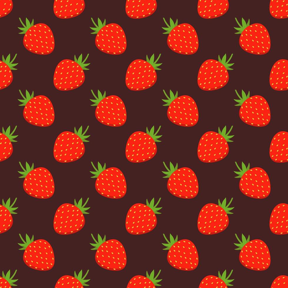 Seamless pattern on red background. vector