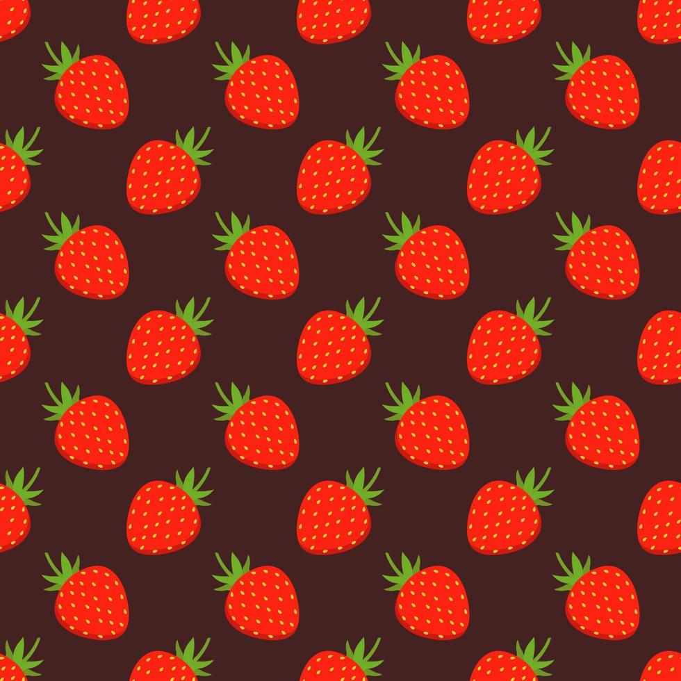 Seamless pattern on red background. vector