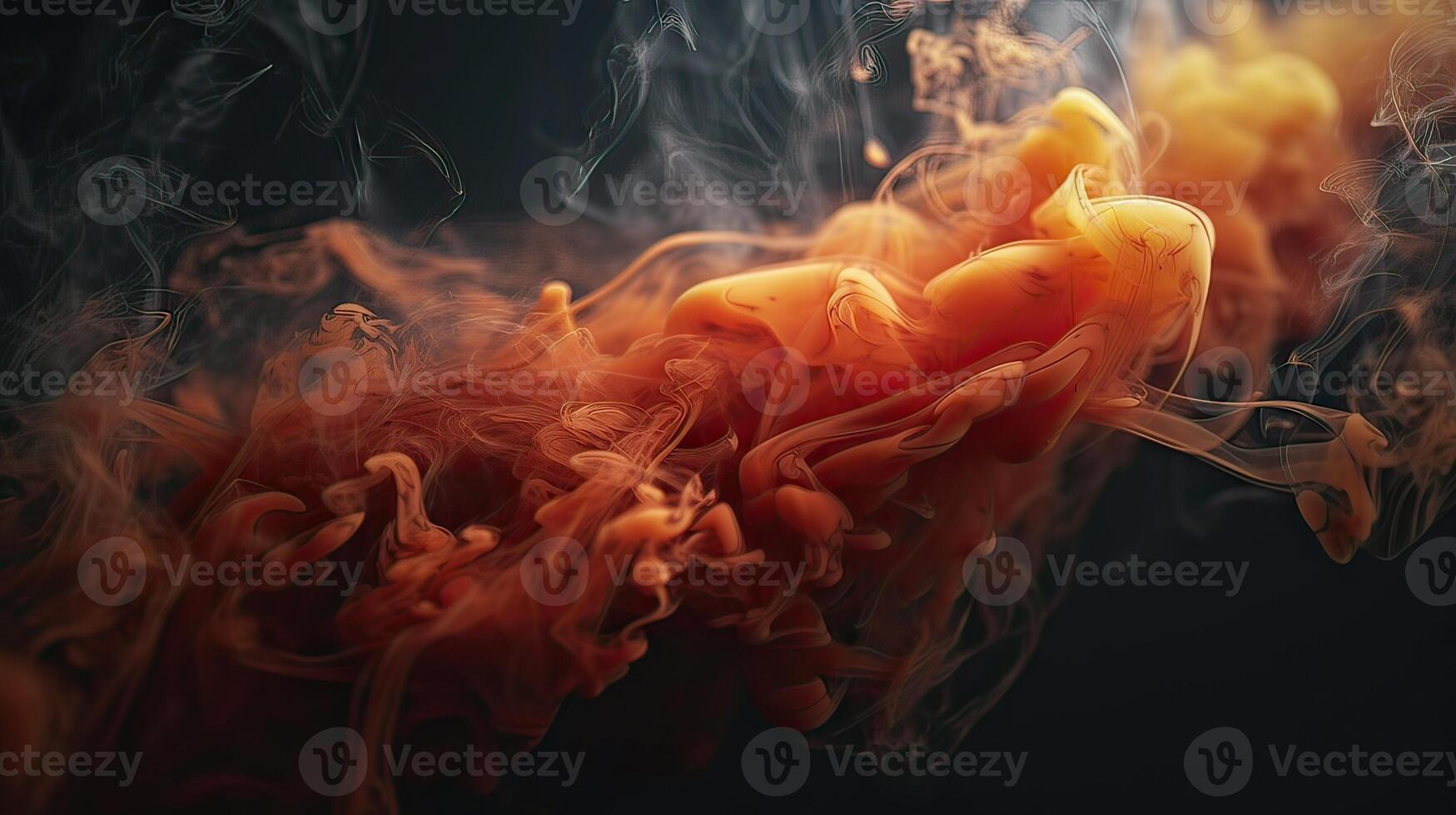 Fire flames texture on isolated black background. Perfect texture overlays for copy space. photo