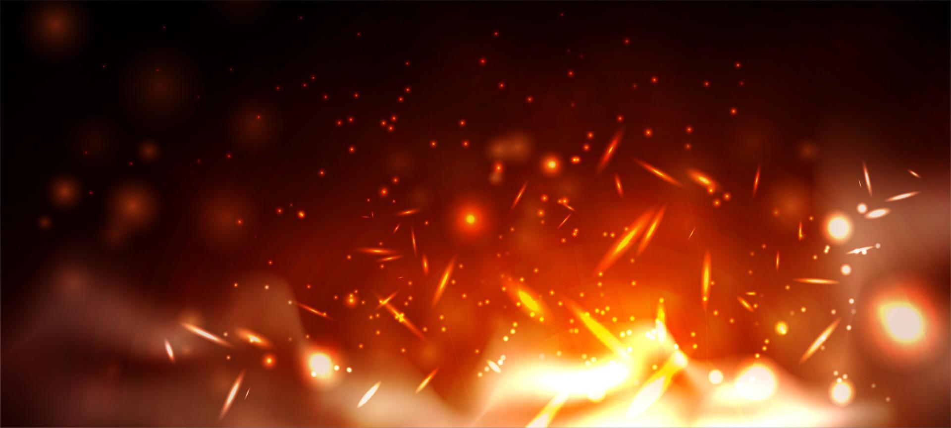 Fire Flare Effect Background vector