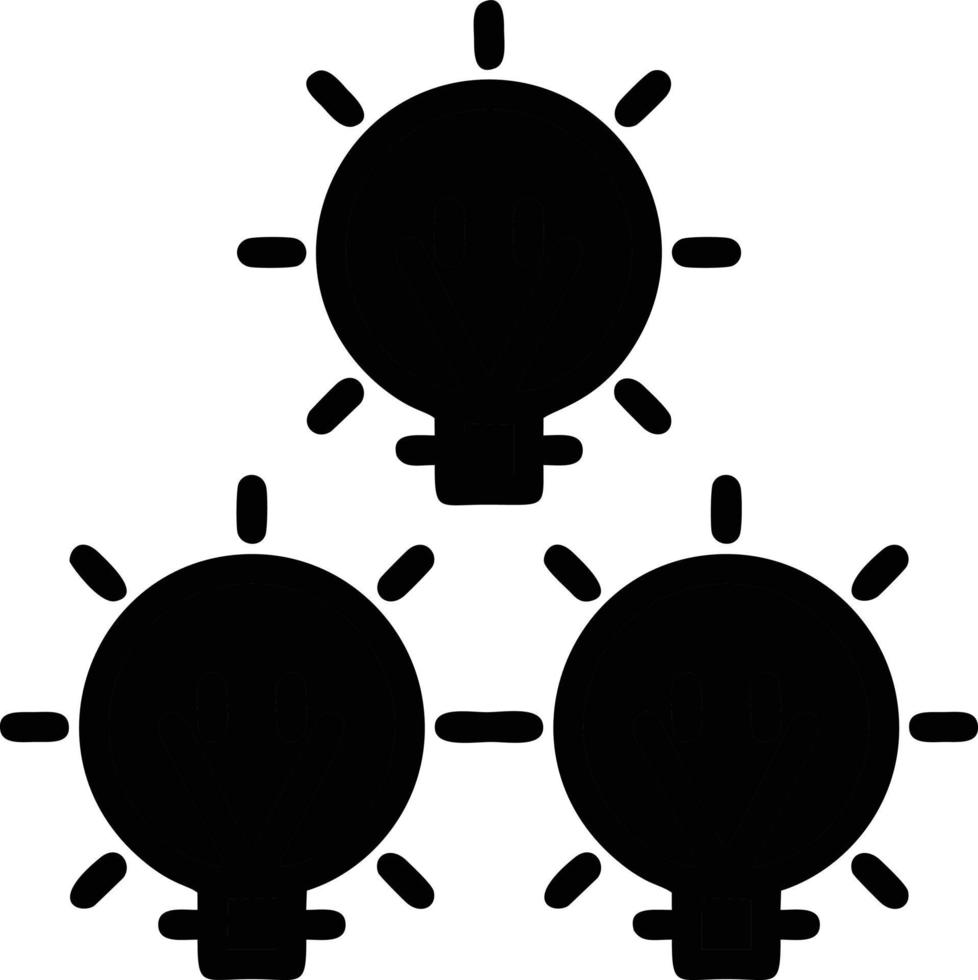Idea solution icon symbol vector image. Illustration of the creative innovation concept design. EPS 10