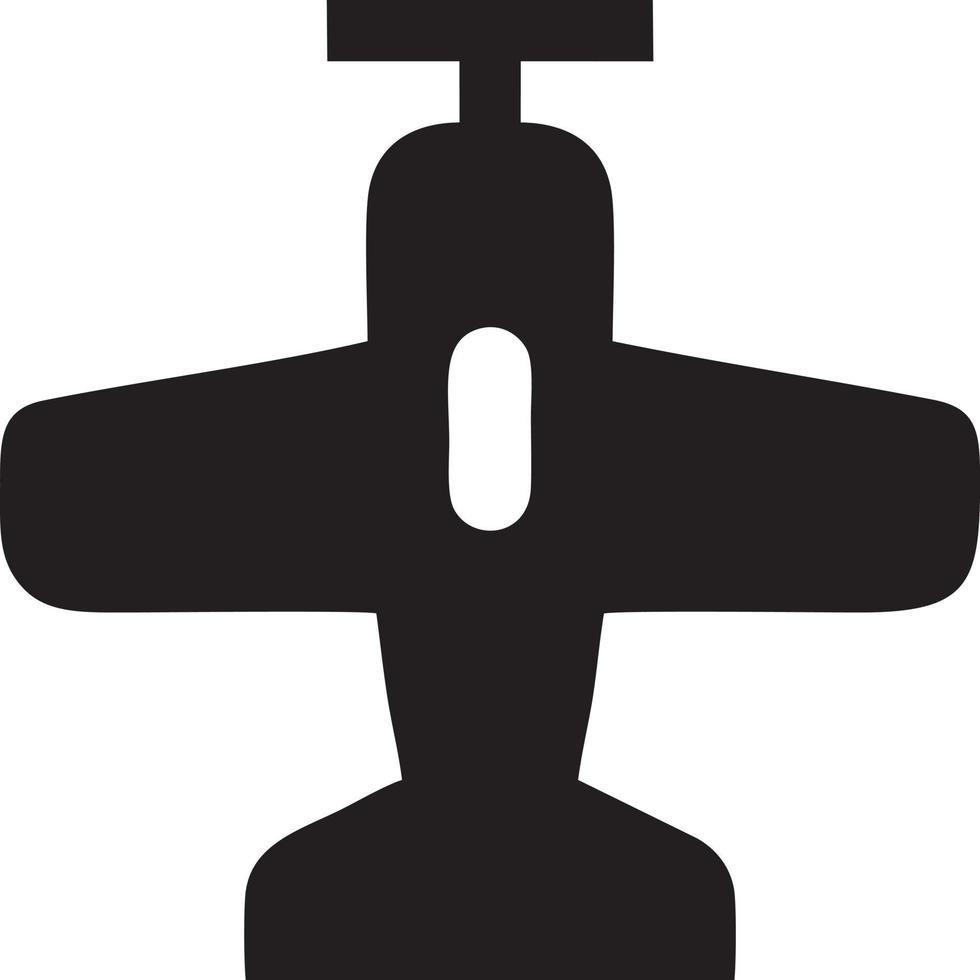 Plane icon symbol image vector, illustration of the flight aviation in black image. EPS 10 vector