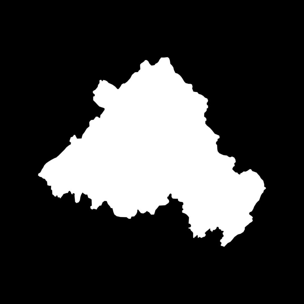 Portalegre Map, District of Portugal. Vector Illustration.
