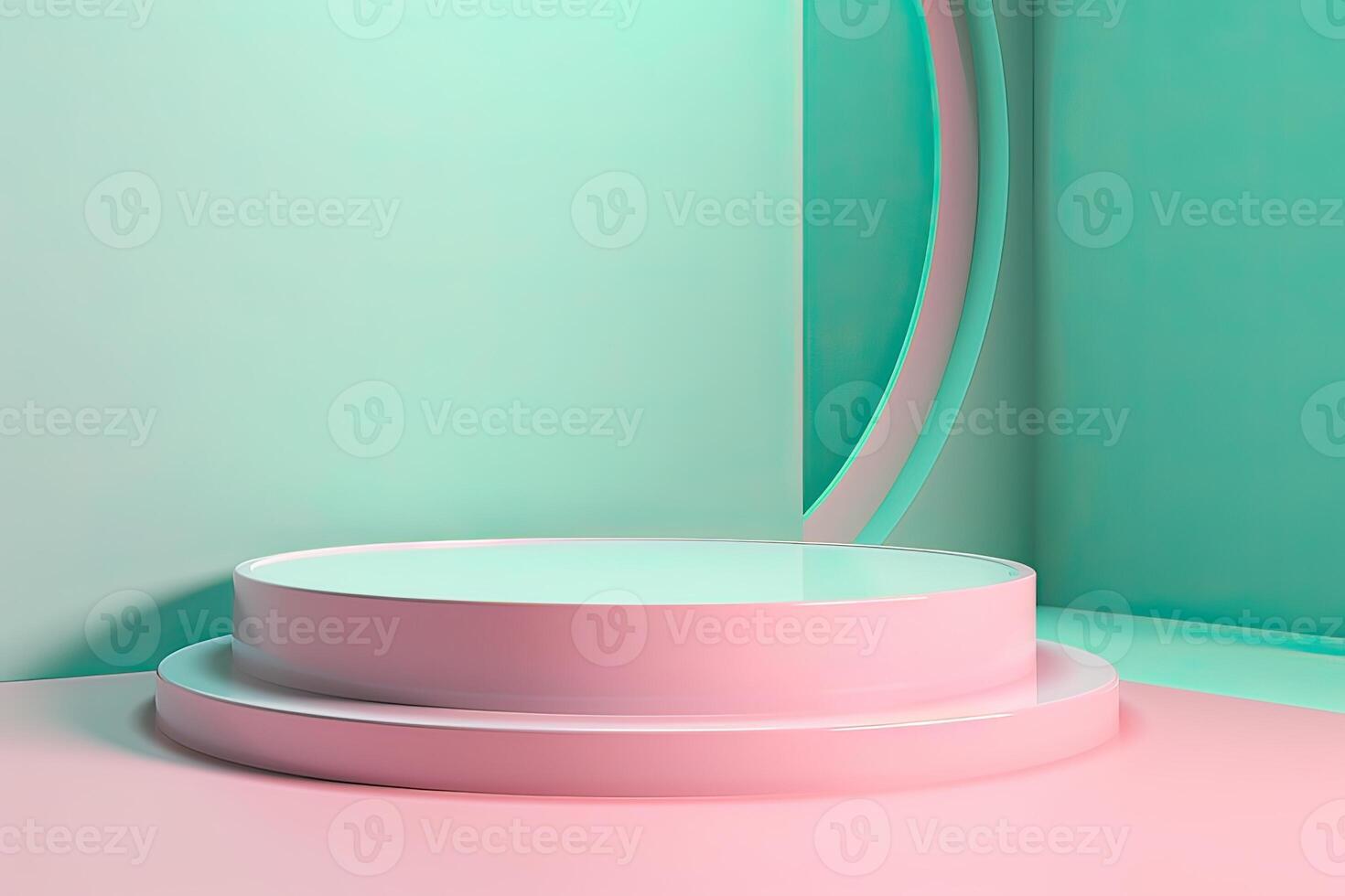 products display 3d background podium scene with shape geometric platform. background vector 3d rendering with podium. display to show cosmetic products. photo