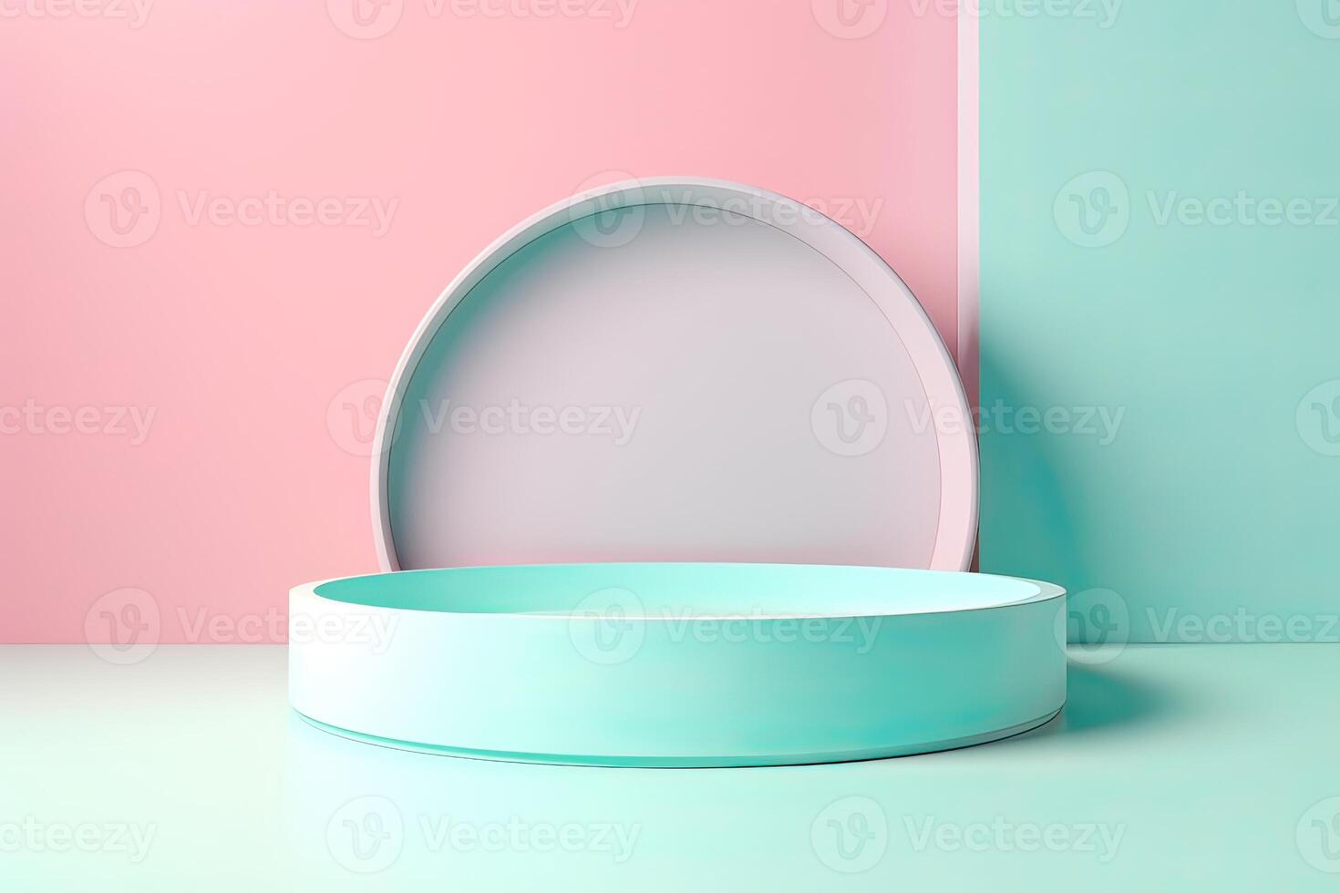 products display 3d background podium scene with shape geometric platform. background vector 3d rendering with podium. display to show cosmetic products. photo